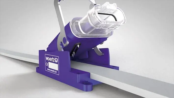 illustration de montage boîtier de connexion rapide Woertz 02