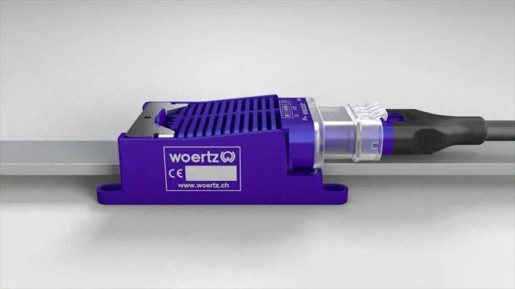 illustration de montage boîtier de connexion rapide Woertz 04