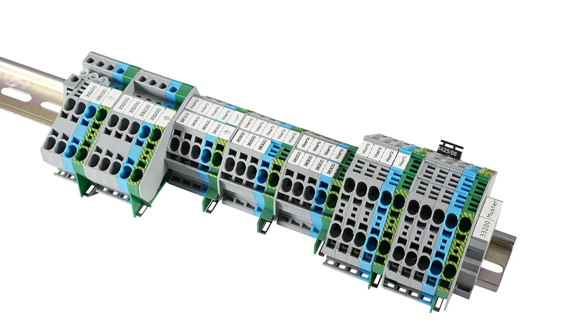 Bornes à ressort enfichables